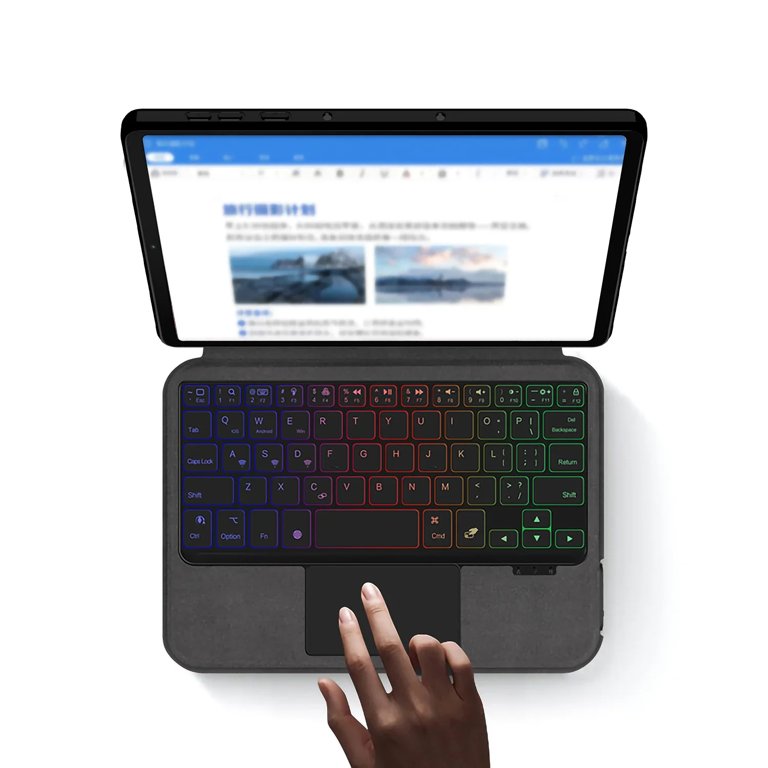 لوحة مفاتيح بإضاءة خلفية سحرية لينوفو ليجيون Y700 8.8 "TB-9707F TB-9707N حافظة لوحة مفاتيح إسبانية كورية AZERT برتغالية RU