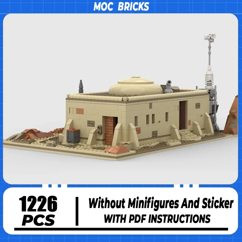 Star Movie Moc Building Blocks Desert Temporary Exchange Model Technology Bricks DIY Assembly Construction Toy Holiday Gift