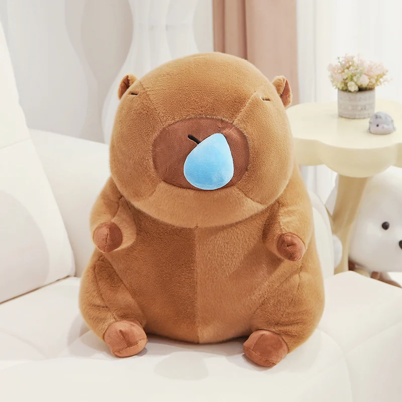 Kreskówka kapibara pluszowe zabawki urocze zwierzę kapibara lalki Cosplay kapibara zabawka kapibara poduszka na prezenty urodzinowe