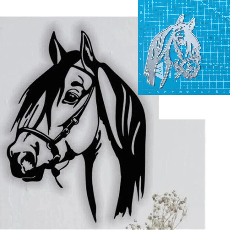 Tier Pferd Metall Stanzformen Schnittform Dekoration Scrapbook Papier Handwerk Messer Form Klinge Punch Schablonen