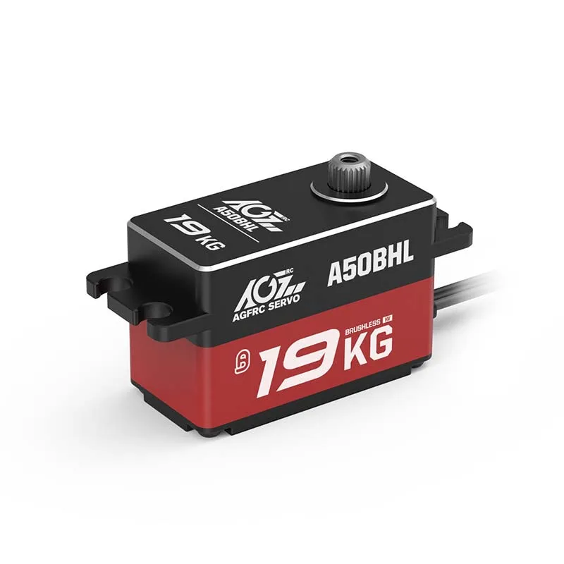 AGFRC A50BHL High-Torque 19KG High-Speed 0.073s Low-Profile Brushless Servo for Drift Cars