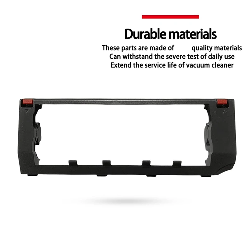 Main Brush Cover Kit Compatible For Roborock Qrevo Master /V20/ P10S Pro Vacuum Cleaner Robot Roller Side Brush Dust Bag