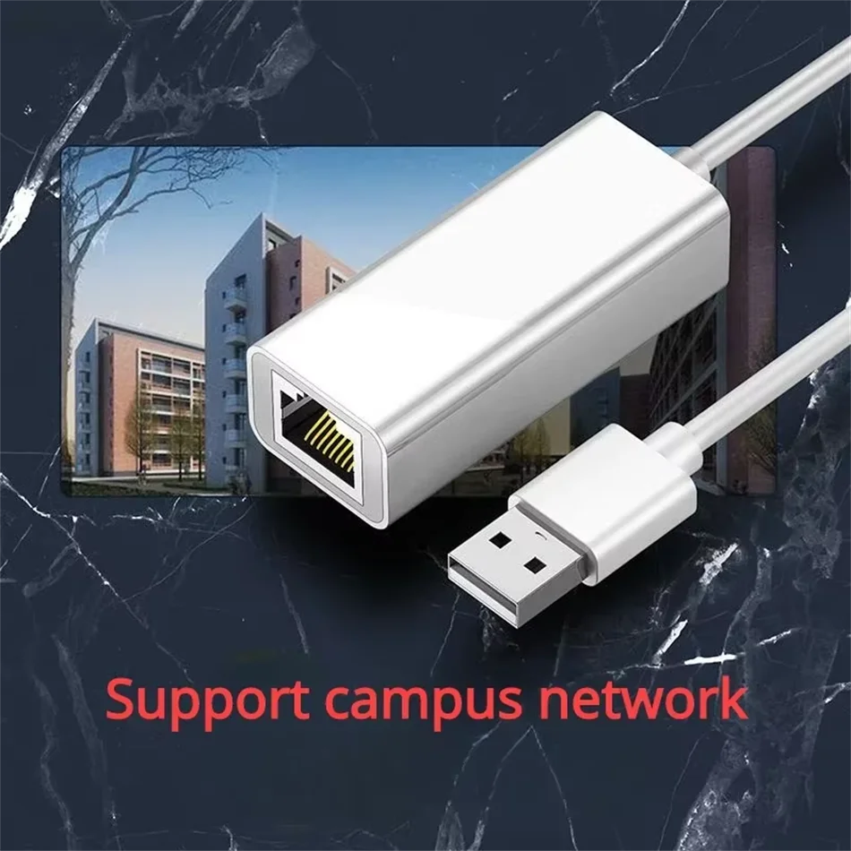 USB 2.0 Ethernet-адаптер Сетевая карта USB-RJ45 10/100 Мбит/с Lan Интернет-кабель для MacBook PC Windows XP 7 8 10 LUX Android