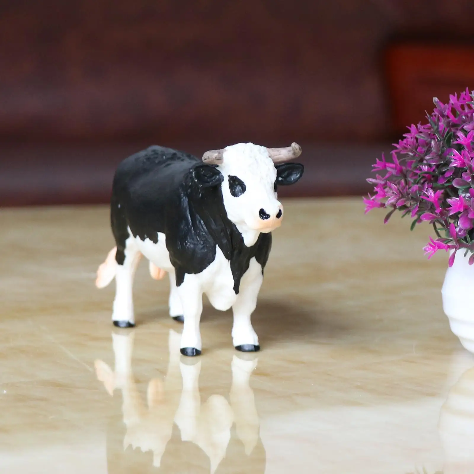 Animals Model Action Figures Toys Children Education Toy - Cow