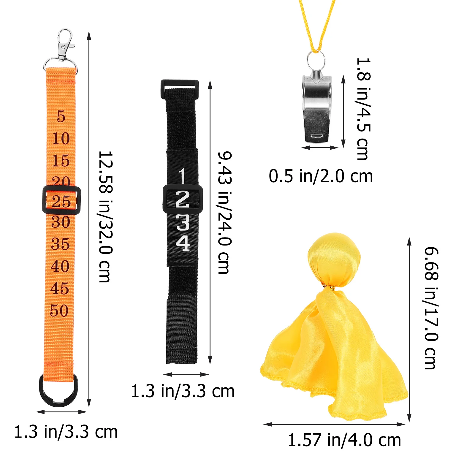 1 مجموعة كرة القدم الحكم سلسلة مقاطع دائم سبائك النايلون كرة القدم الحكم كيت التدريب صفارات المنافسة أسفل المؤشر