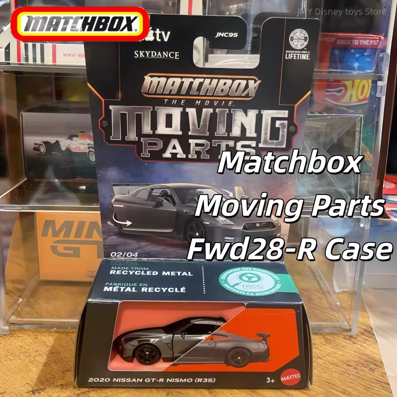 New Matchbox Moving Parts Fwd28-R Case 1/64 Scale Nissan Gt-R35 Land Rover Defender Diecast Car Model Metal Collectible For Fans