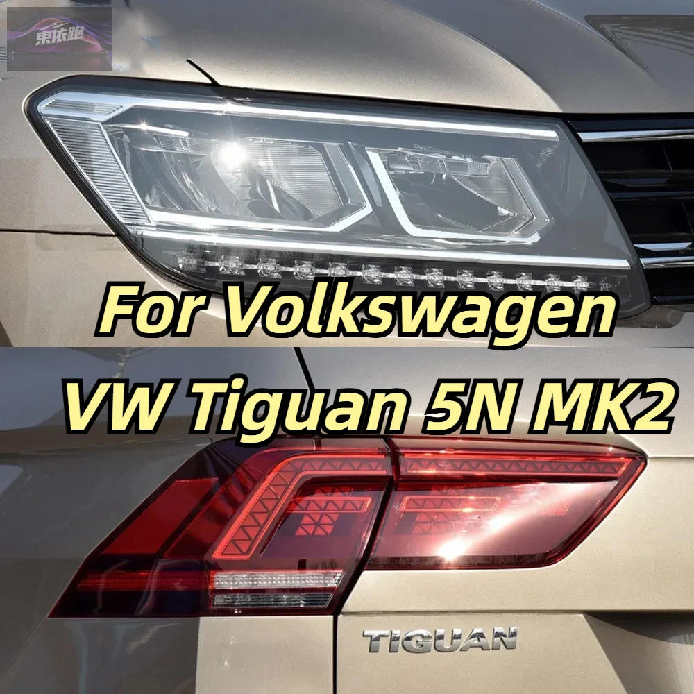 

Для Volkswagen VW Tiguan 5N MK2 17-19 автомобильные фары защитная тонировочная пленка для ламп дымчатый черный прозрачный защитный стикер из ТПУ 2 шт.