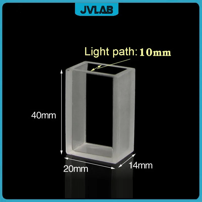 Quartz Lovibond Cuvette (Liquid Sample Cell) Light Path 10mm Absorption Cells For Comparative Chromometer Resistant High Temp.