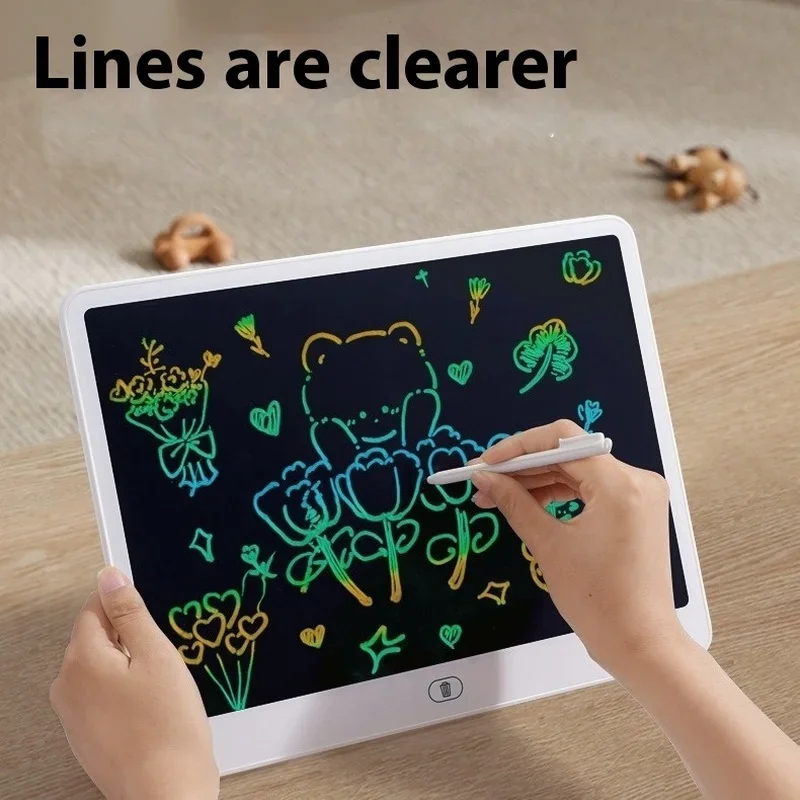 11/13/16 Inch LCD Large Screen Drawing Board Writing Tablet Digit Magic Blackboard Painting Tool Kids Toys Brain Game Child Gift