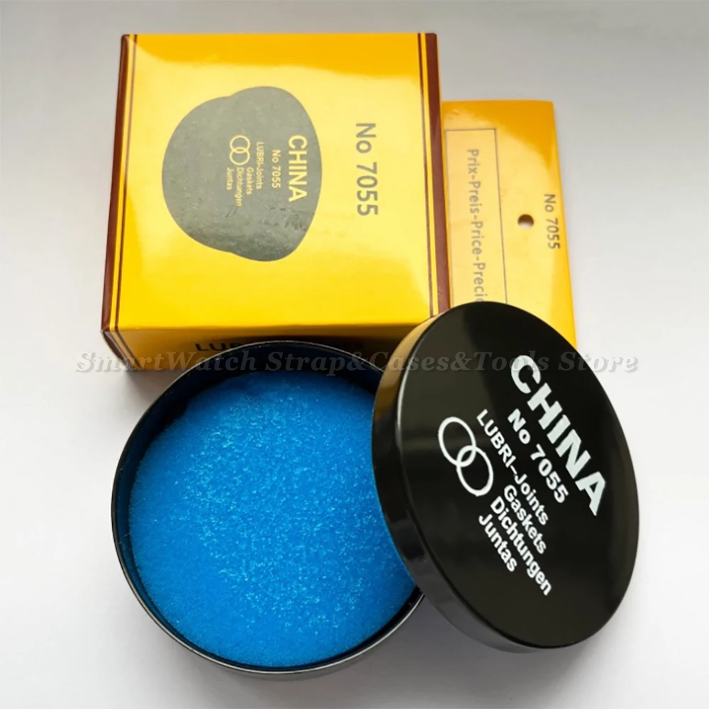 

Professional Watch O-Ring Watch Gasket Sealer Lubricate Silicone Grease Oil Box No.7055 Lubricant Greaser Box for Watchmaker