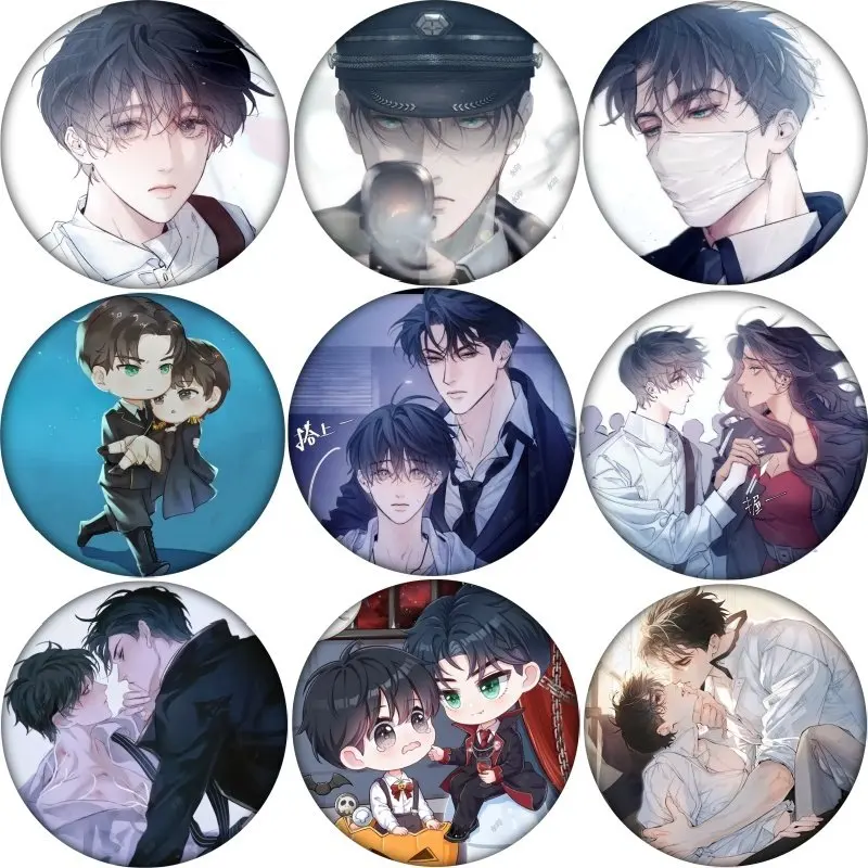 

BL Chinese Comics Little Mushroom Cosplay Badge Brooch Pin Accessories For Clothes Backpack Decoration gift