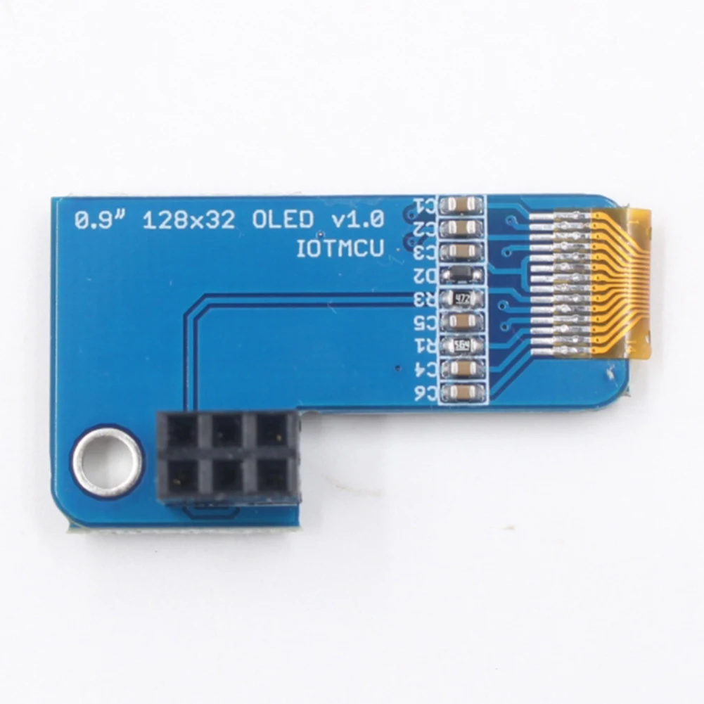 PiOLED 0.91Inch OLED 128X32 I2C IIC SSD1306 Blue OLED Display Module for RPI Raspberry Pi 1, B+, Pi 2, Pi 3 and Pi Zero