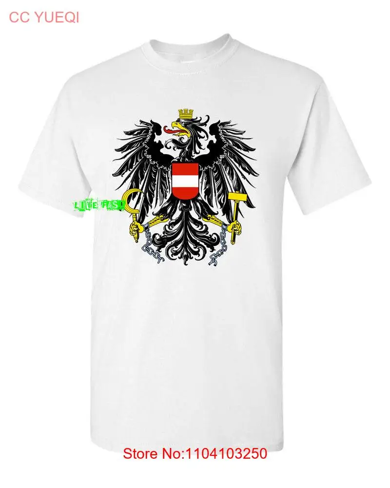 AUSTRIA EAGLE COAT OF ARMS T SHIRT republic of austria austrian flag 1945