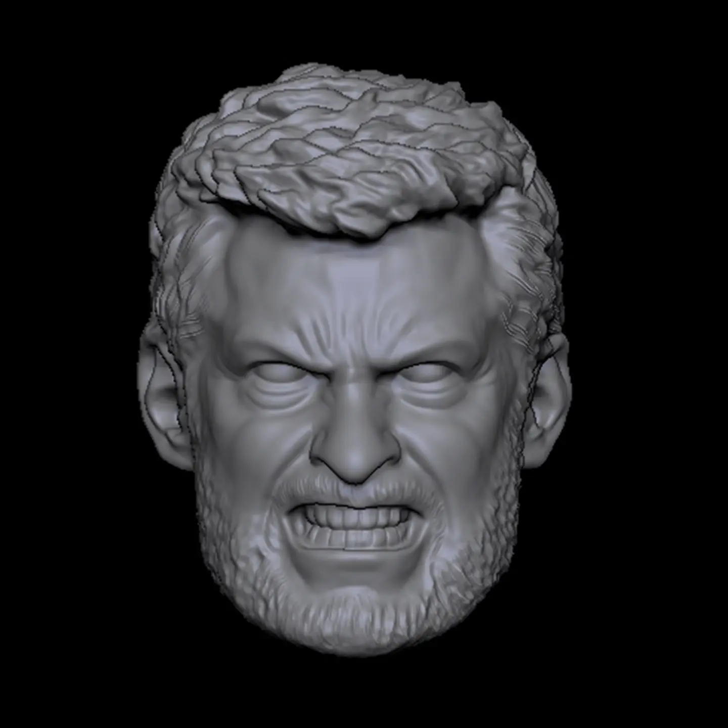 

HL020 DIY индивидуальная 1/18 1/12 1/10 Logan Hugh J неокрашенная голова для 3,75 "6" 7 "фигурки SHF ML Mafex Mez NECA Mcf