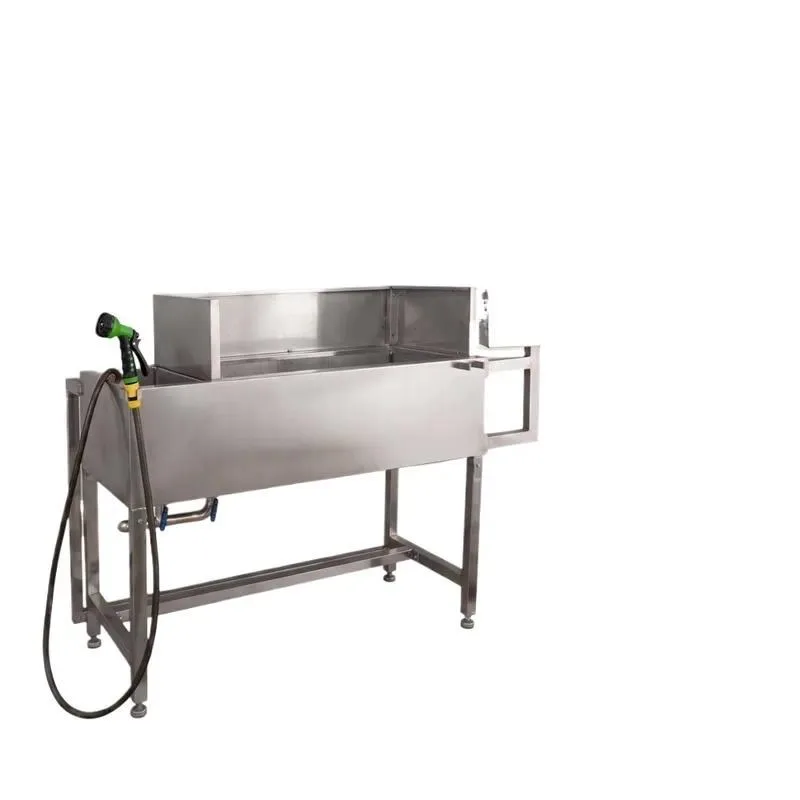 Small Water Immersion Tank Cleaning Machine Stainless Steel Customizable Size for Helmets Glasses Auto Parts