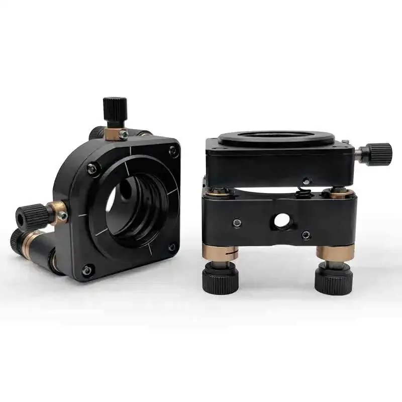 5-Axis Optical Adjustment StandLens ReflectorMountTilt-Pan AdjustableRound Lens Mount W/SM Threads