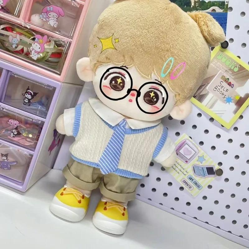 

For 20cm Plush Doll Clothes Outfit Student Costume Dress Up Dolls Accessories Sitting Party Christmas Birthday Gift Toys