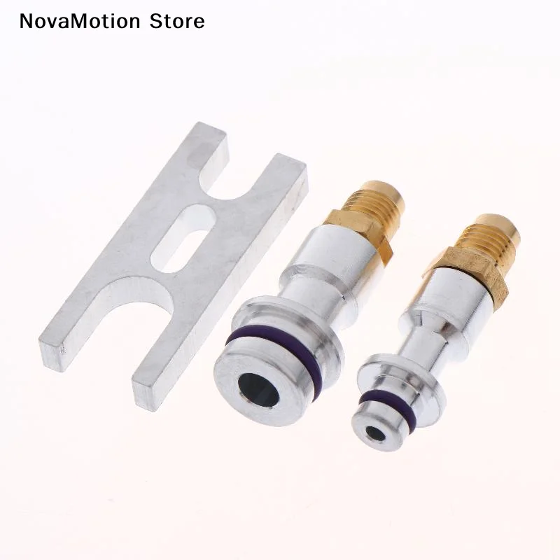 [NM]Auto AC Maintenance Hose Connector Leak Test Plug Stopper Lightweight Easy Use Air Conditioner Repair Tool DIY Enthusiasts