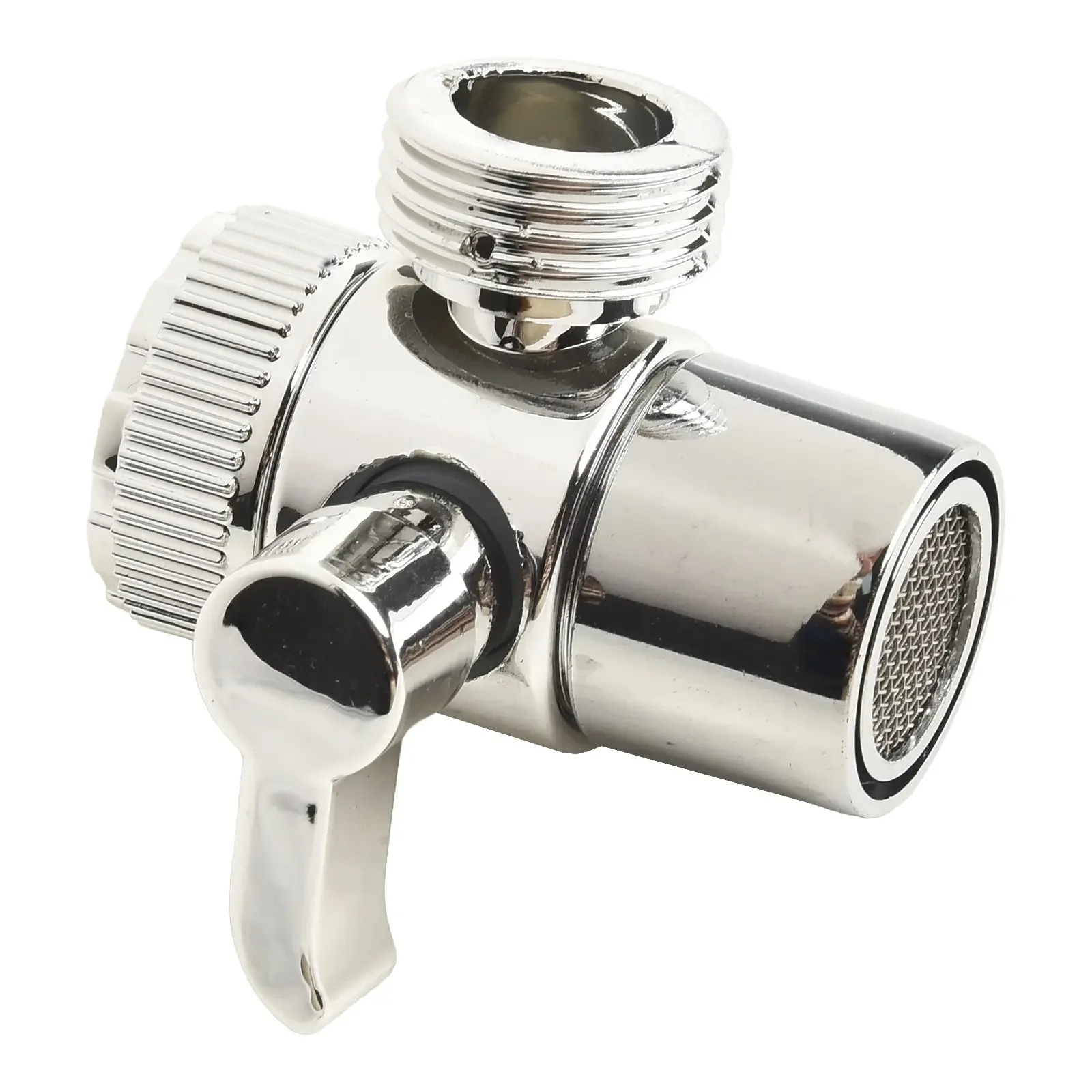 Water Tap Connector Faucet Adapter Faucet Diverter Home Improvement 1pc Chrome Three-way High Quality Brand New