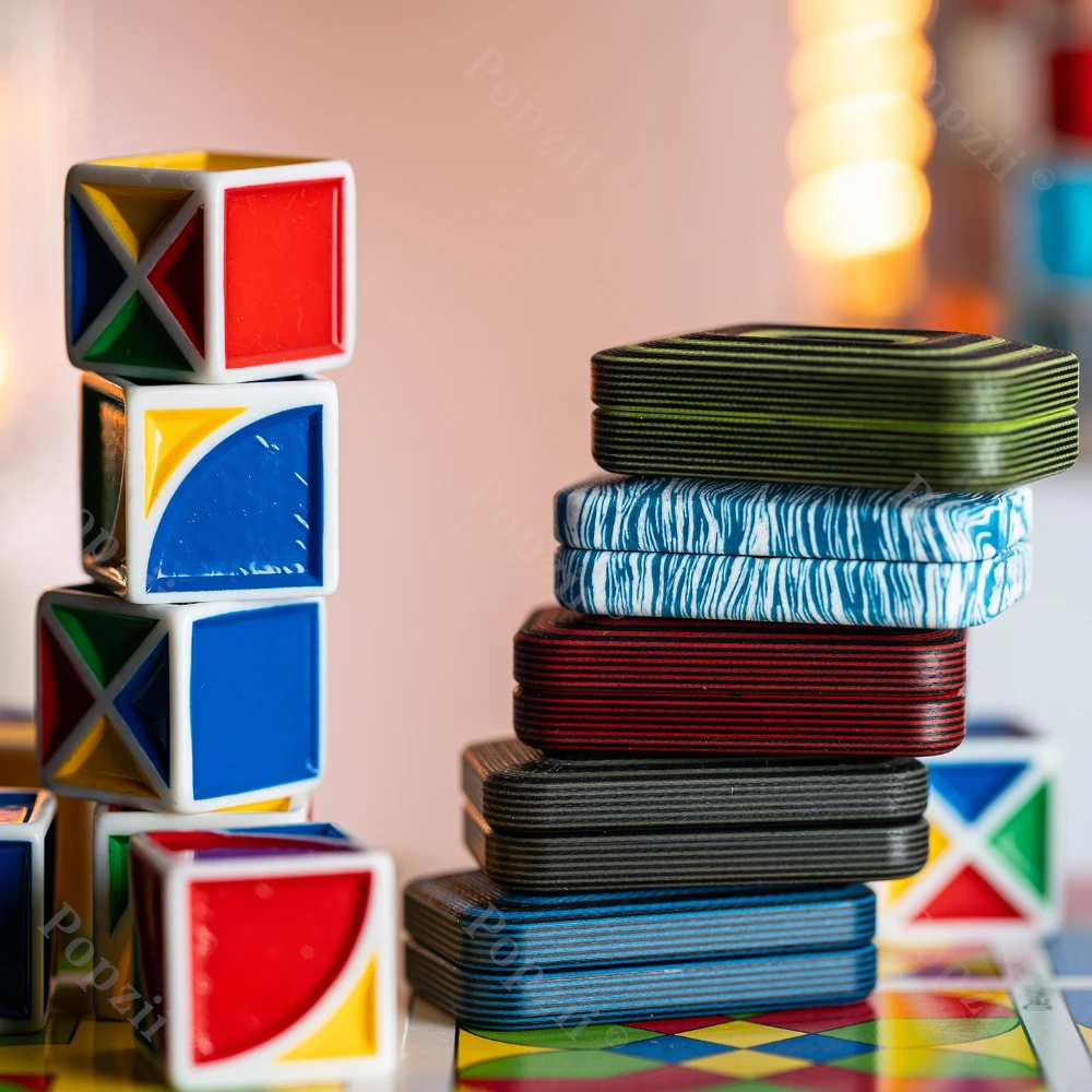 Aimant mécanique à neuf mains Q G10, couleur aléatoire, curseur anti-Stress, jouets de bureau, Gadgets anti-Stress, jouets d'anxiété