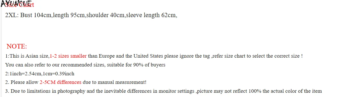 AYUNSUE أسفل سترة النساء الملابس الشتوية امرأة بيضاء بطة أسفل معاطف معطف فريد تعزيز عيوب طفيفة لا استرداد لا تبادل #3