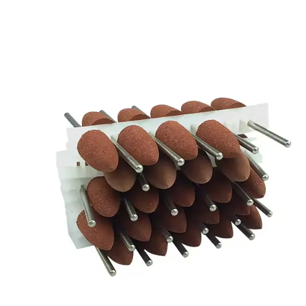 5-50Pcs Dental Silicone Rubber Polishers Polishing Burs 2.35mm Grinding Heads Nail Drill Bits Dental Laboratory Tools