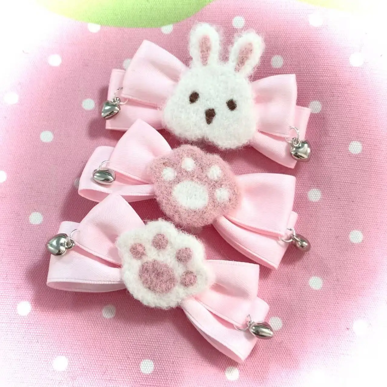 

Милый бант, розовый кролик, аксессуар для волос, милый головной убор для девочек, заколка с бахромой, милые заколки для волос в стиле Лолиты, аксессуары для волос Y2k, аксессуары Para El Cabello