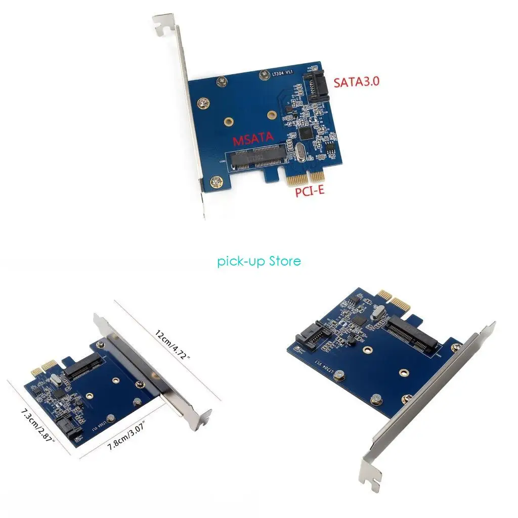 

Q5WA Internal 2 Port III 6GB/S Pci-E Controller Card for Desktop Support SSD