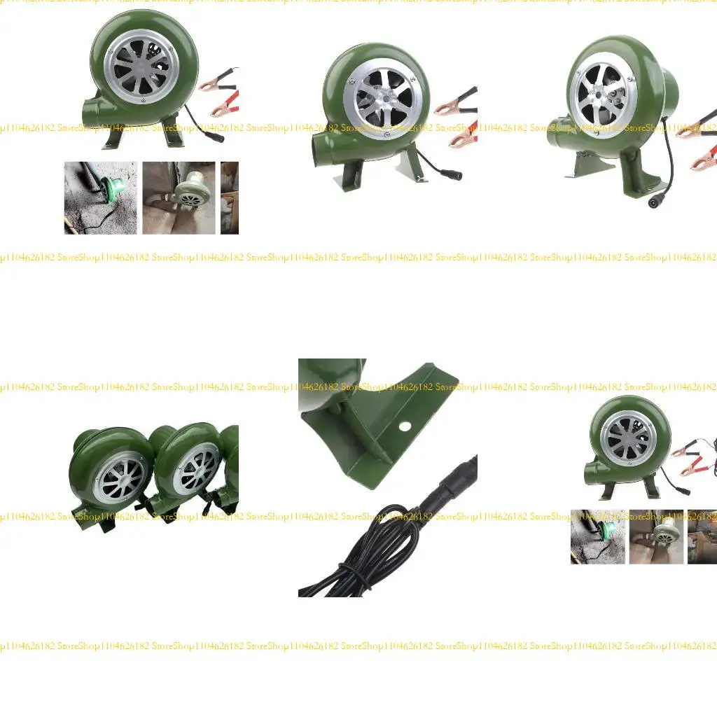 

Q2Q4 BBQ FAN 12 В 40 Вт/60 Вт/80 Вт Воздушный воздуходувка для барбекю для пикника для пикника