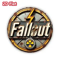 Fallout Retro Metal Plaque Wall Art: Easy - to - Hang, Sturdy Decor for Game Rooms and Bars