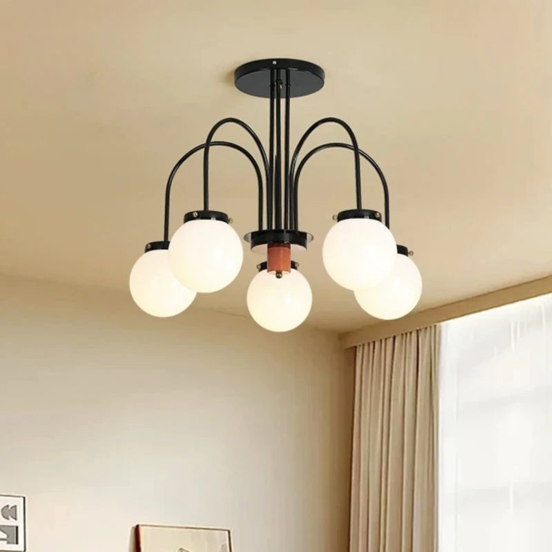 Vintage-style Magic Bean Chandelier Minimalist Creative Decor Light Fitting for Bedrooms Studies Dining Rooms Parlor Luminaire
