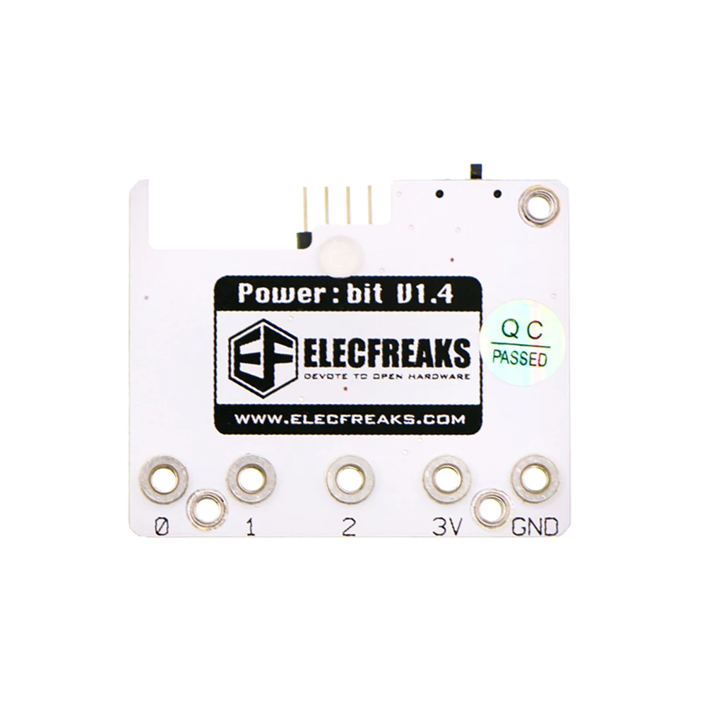ELECFREAKS micro:bit Power: placa de extensión de bits alimentada por batería de botón CR2025 para niños programa Microbit dispositivos portátiles reloj