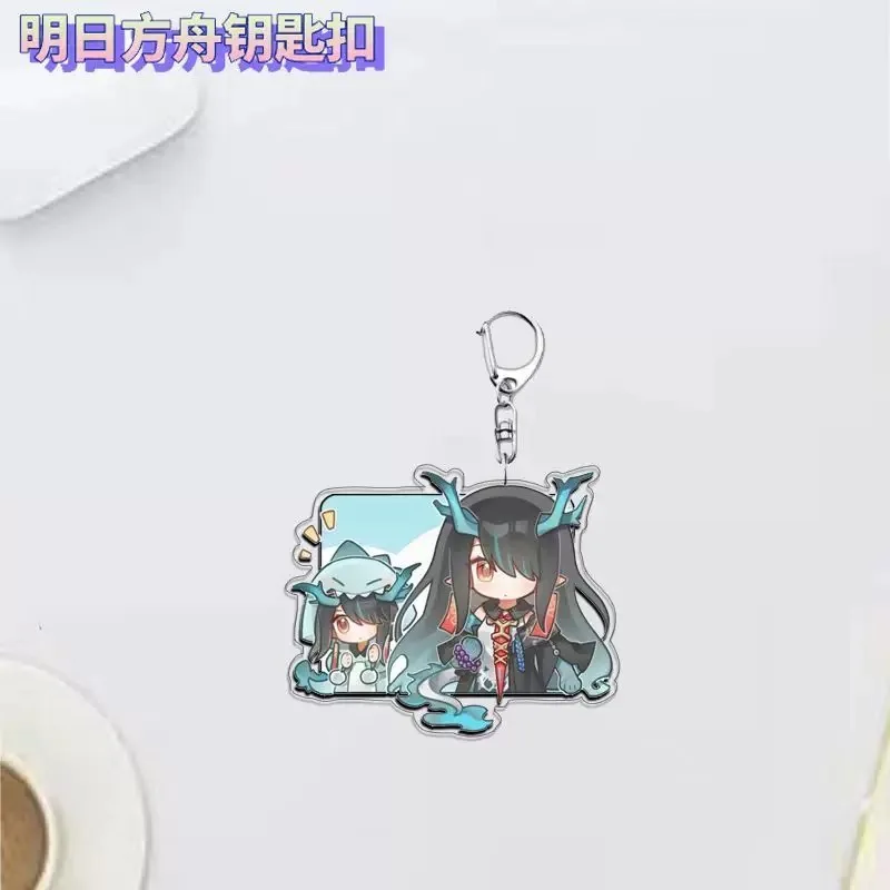 سلسلة مفاتيح أكريليك Neighboring من Ark Tongren من Tomorrow's Shuling Performance Game أنيمي حقيبة الطالب قلادة