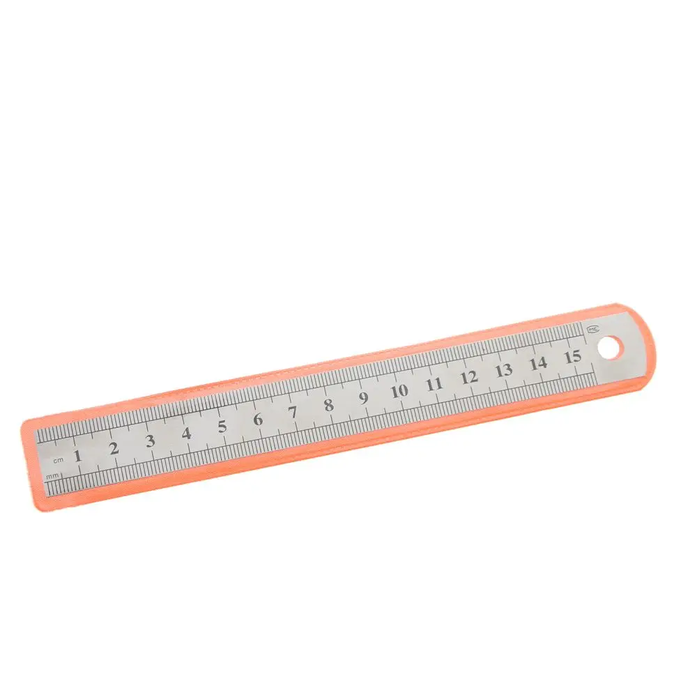 15cm Office Accessories Double Sided Precision Stationery Measuring Tool Straight Ruler Drafting Supplies