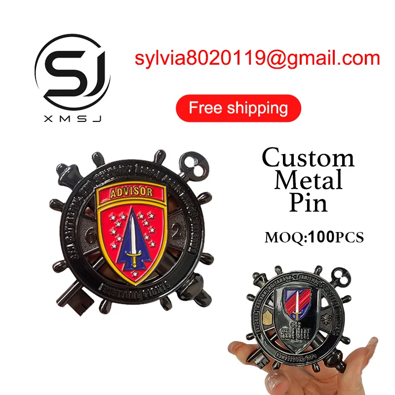 Custom Medal Personalized Commemorative Award Medal for Company Club Bulk Order