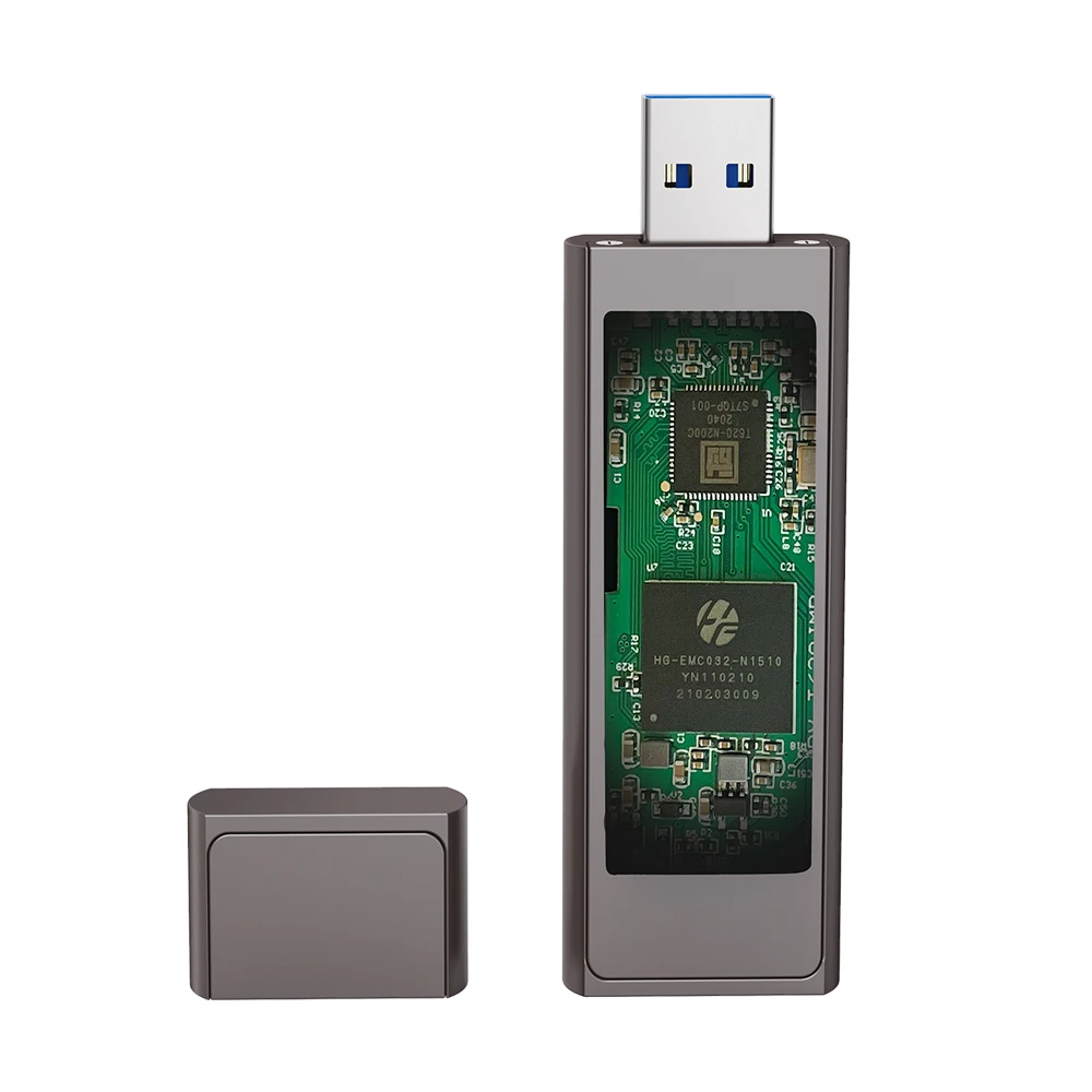 Imagem -05 - Bits Criptografado Usb Drive Senha Unidade Flash Segura Usb3.0 u Disk Suporte Reinicialização Limpeza Função de Bloqueio Automático Cinza 128gb 256