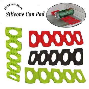 1/2PCS Silicone Fridge Can Beer Wine Bottle Rack Holder Mat Stacking Tidy Tool Kitchen…