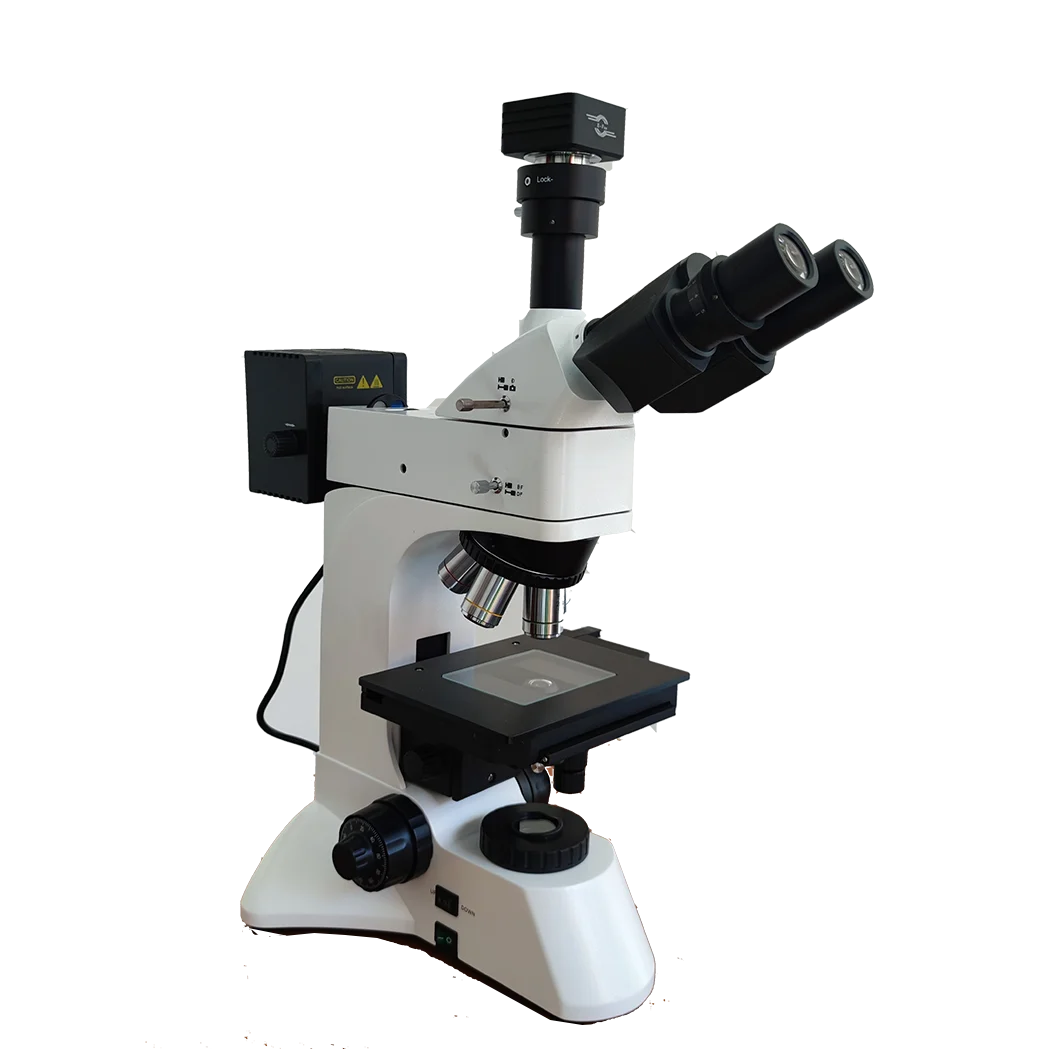 Electronic Eyepiece Camera Optics Microscope HD Digital Metallographic Video  Microscope