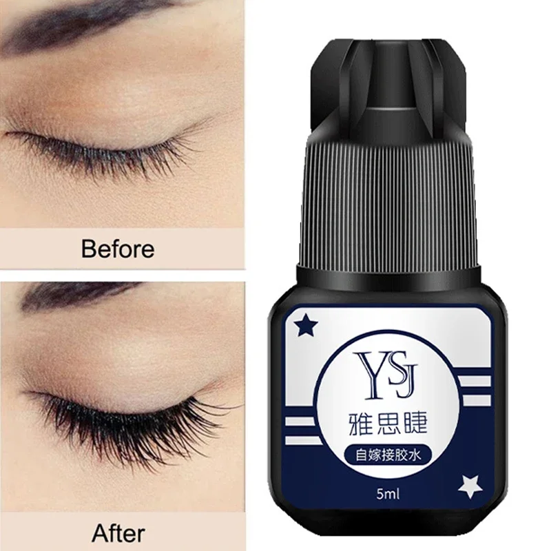 Fast Drying Eyelash Extension Glue Strong Adhesive for Semi-Permanent Long Lasting Grafting Lashes Glue Eyelash Extensions 5ml