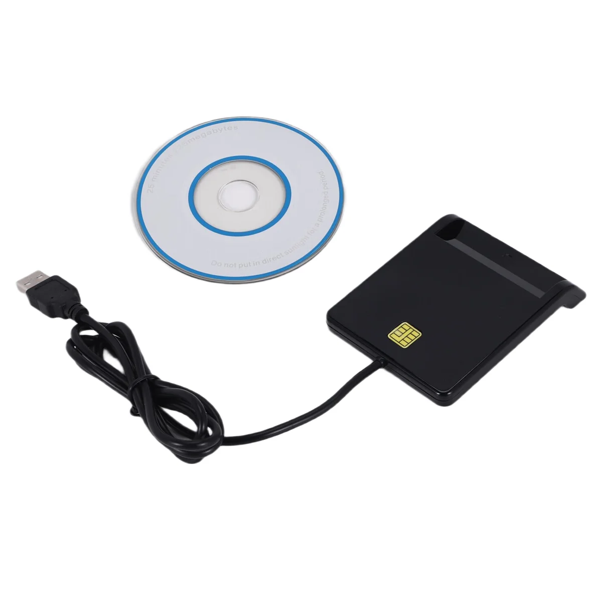 ABZW USB قارئ البطاقات الذكية لبطاقة البنك IC/ID EMV قارئ بطاقات جودة عالية لنظام التشغيل Windows 7 8 10 لينكس OS USB-CCID ISO 7816