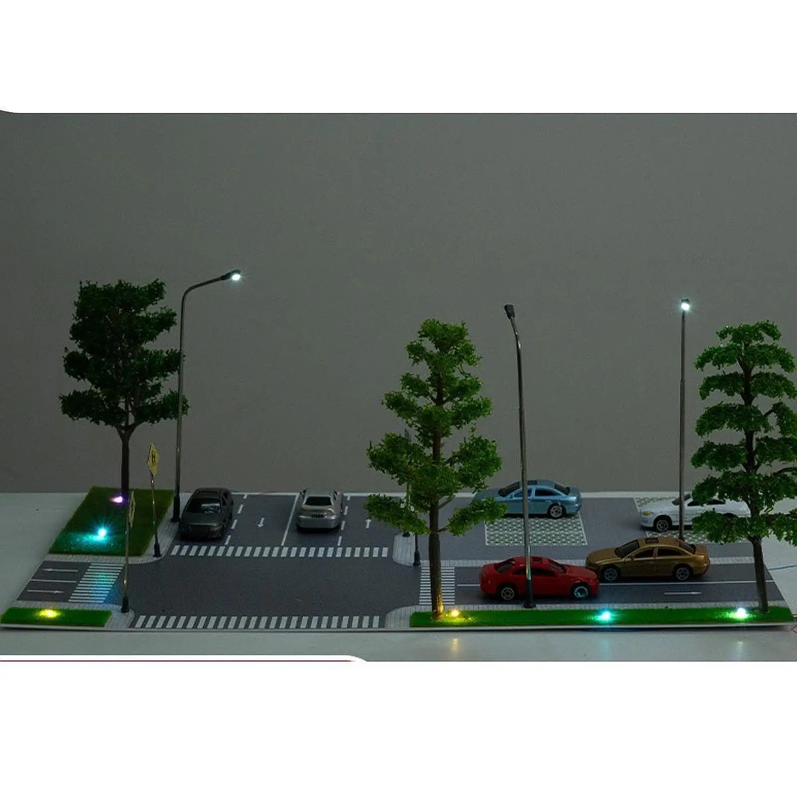 Garage Model Layout Kits Diorama Layout Scenic Diorama Display Car Park for