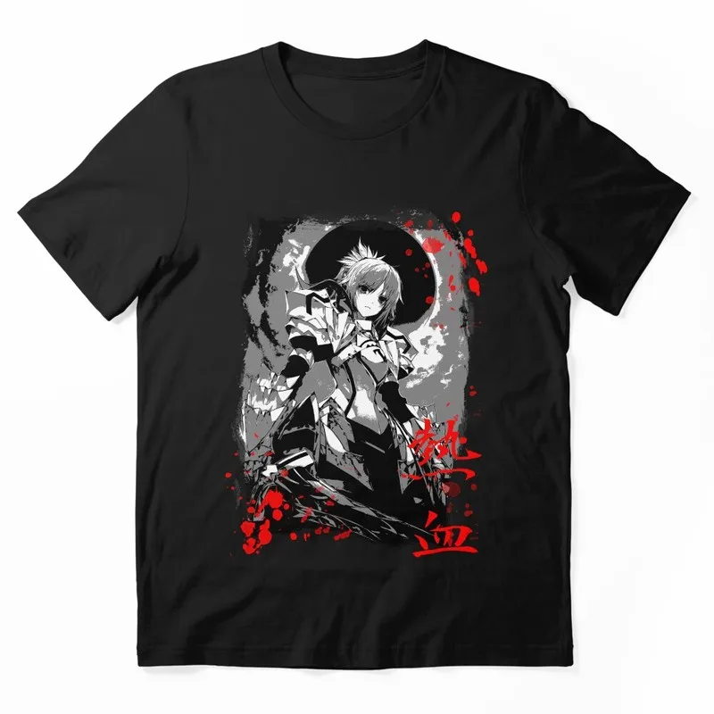 Mordred Fate Stay Night Anime Graphic T-Shirt Japanese Anime Manga Vintage Print Unisex Short Sleeve Casual Streetwear Tee