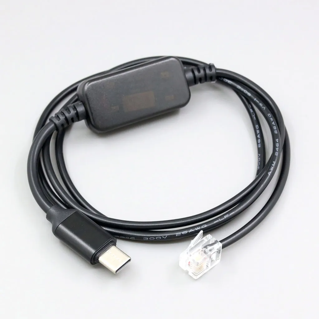 100pcs RJ11 Power Cable usb-c Port (PD QC3.0) Sleeve For V1 Uniden R4 R7 R8 Escort Redline Max360 C Radar Detector LN008107