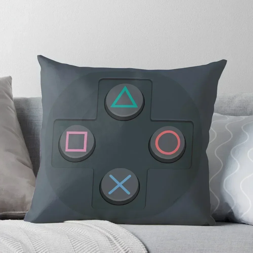 

Controller Buttons Throw Pillow Sofas Covers Pillows Aesthetic pillow pillowcase Christmas Pillows pillow