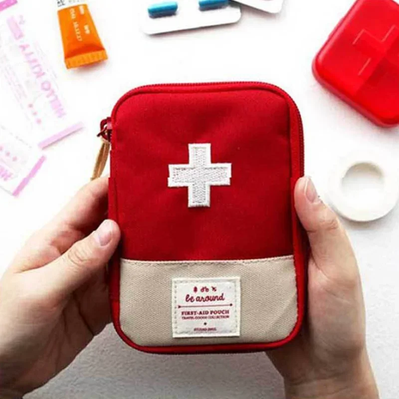 First Aid Medical Kit Travel Outdoor Camping Useful Portable Mini Medicine Storage Bag Camping Emergency Survival Bag Pill Case