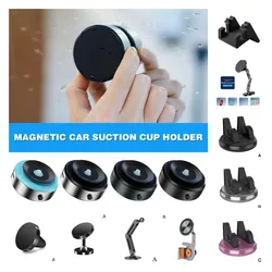 Intelligent Car Mount Mobile Phone Holder Magnetic Vacuum Adsorption Ultra Stable Suction Cup Bracket For Navigation Live Stream