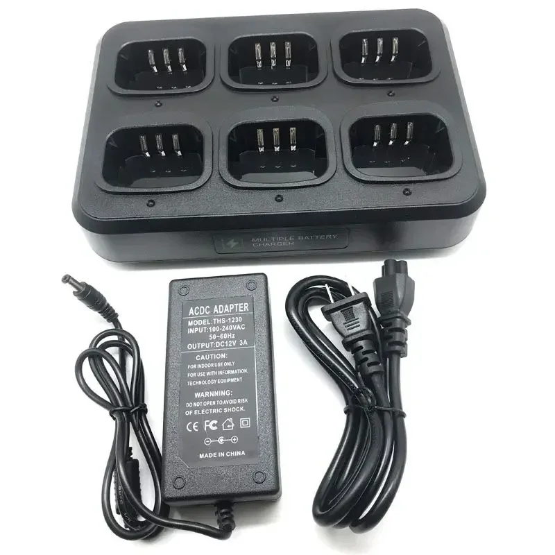 Multiple Unit Six Way Rapid Battery Charger For Baofeng UV-5R BF-F8 UV5R UV-5RE UV-5RA 5RB 5RL F8HP Walkie Talkie BL-5 Charging