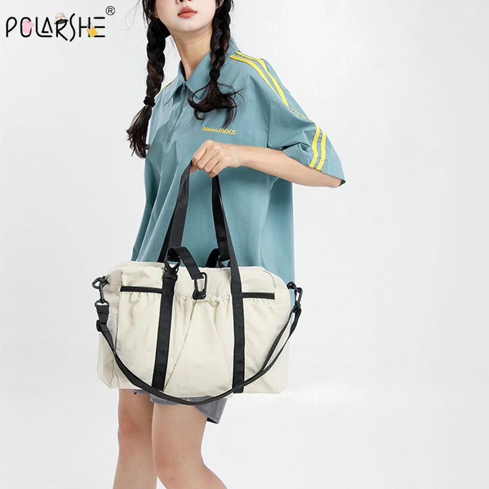 Tote Bag Women Large Capacity Waterproof Shoulder Crossbody Messenger Casual Handbag Travel High end Feel Commuter Shopping