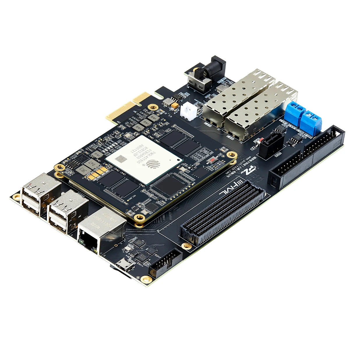 PZ7045F-FH Kit Experimental, Xilinx Zynq-7000 SoC FMQL20S400 FUDAN Micro FPGA Development Board