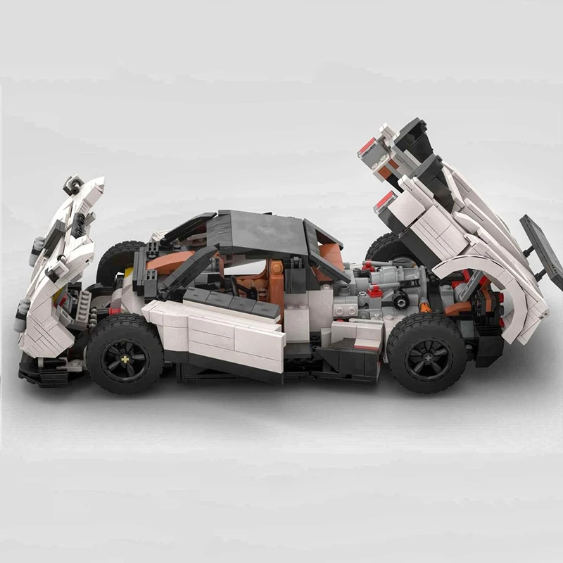 MOC 202269 Technical 10 in 1 White Super Sport Vehicle Compatible 10295 Building Block Brick Puzzle DIY Toys Christmas Gifts Kid